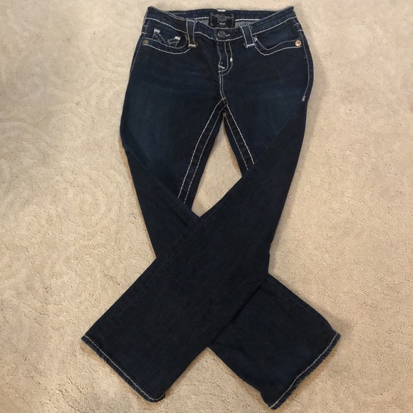 Big Star sz 27 regular Miki jeans. Dark wash new w/o tags! White stitching - Picture 5 of 12